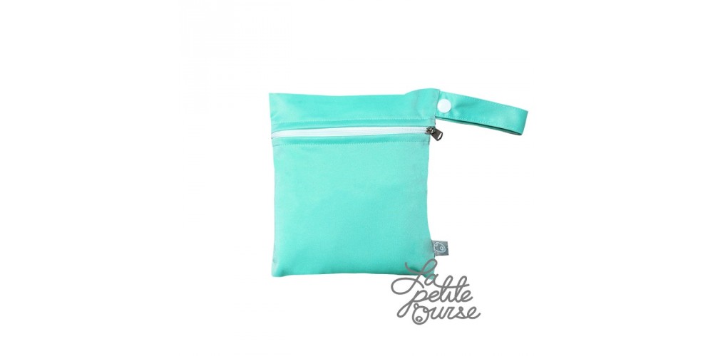 Mini sac à collation imperméable-La Petite Ourse- Turquoise